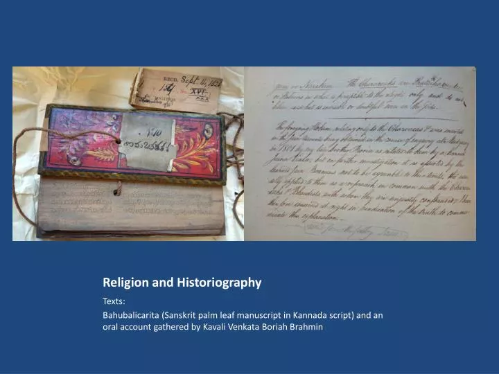 religion and historiography