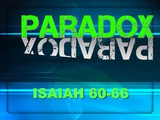 ISAIAH 60-66