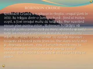 robinson crusoe