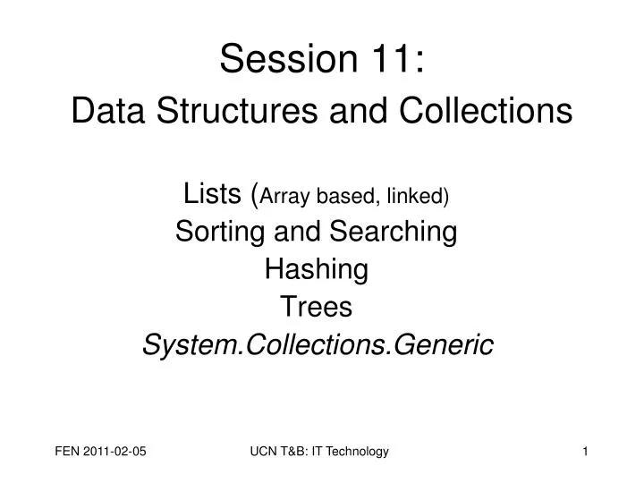 session 11 data structures and collections