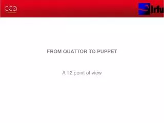 from quattor to puppet