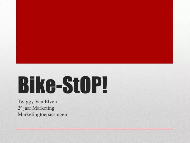 bike stop