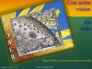 une autre vision du vide