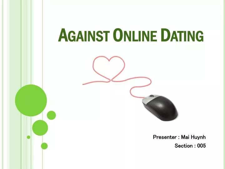 against online dating