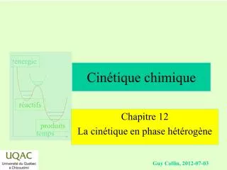 cin tique chimique