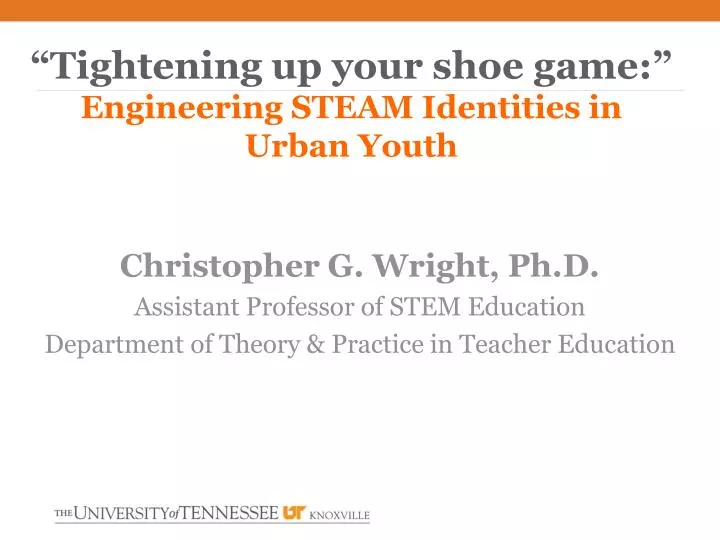 tightening up your shoe game engineering steam identities in urban youth