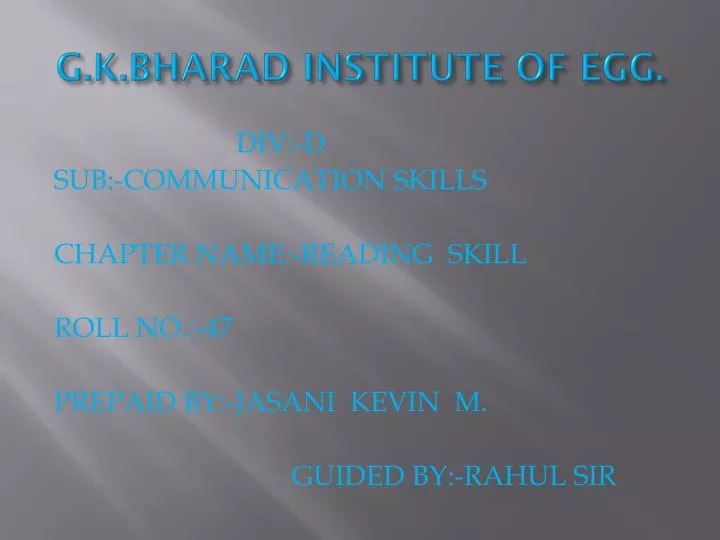 g k bharad institute of egg