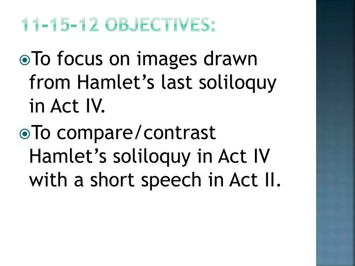 11 15 12 objectives
