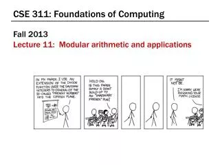 CSE 311: Foundations of Computing