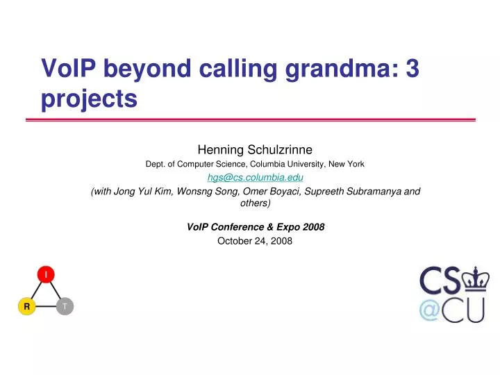 voip beyond calling grandma 3 projects
