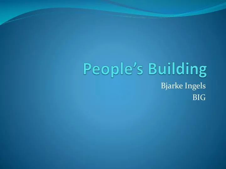 people s building