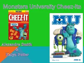Monsters University Cheez -Its