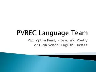 PVREC Language Team