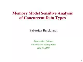 Memory Model Sensitive Analysis of Concurrent Data Types