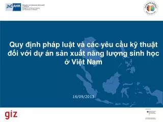 quy nh ph p lu t v c c y u c u k thu t i v i d n s n xu t n ng l ng sinh h c vi t nam