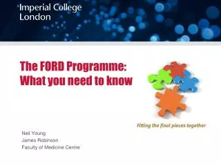 The FORD Programme: What you need to know