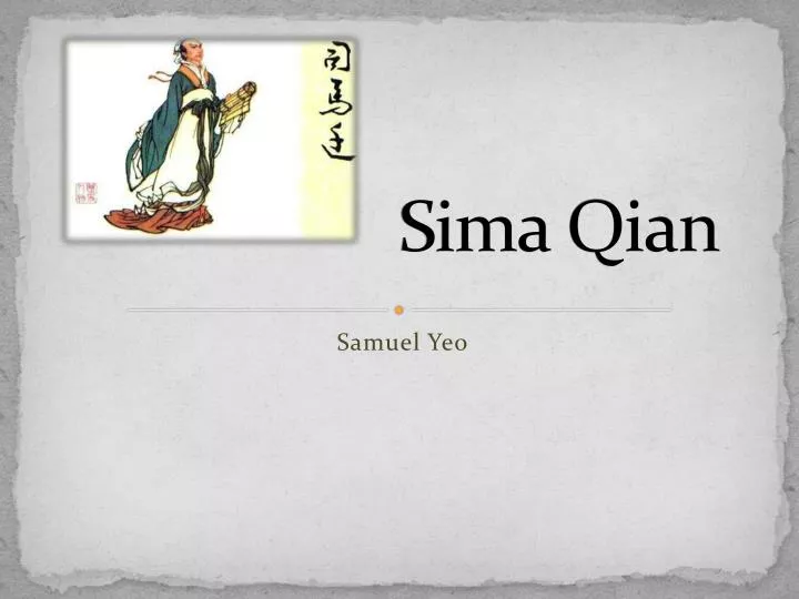 sima qian