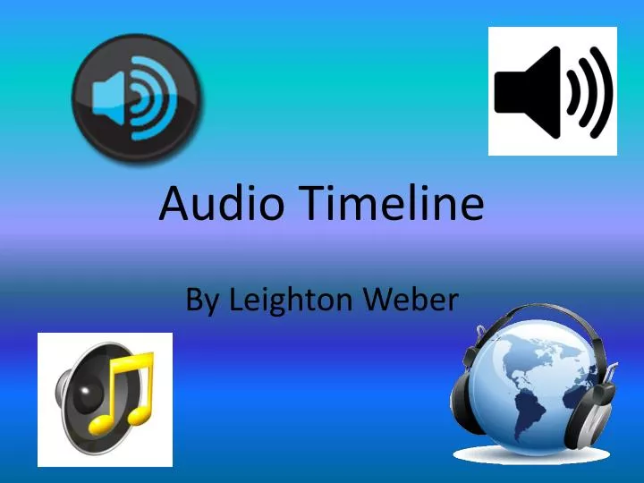 audio timeline