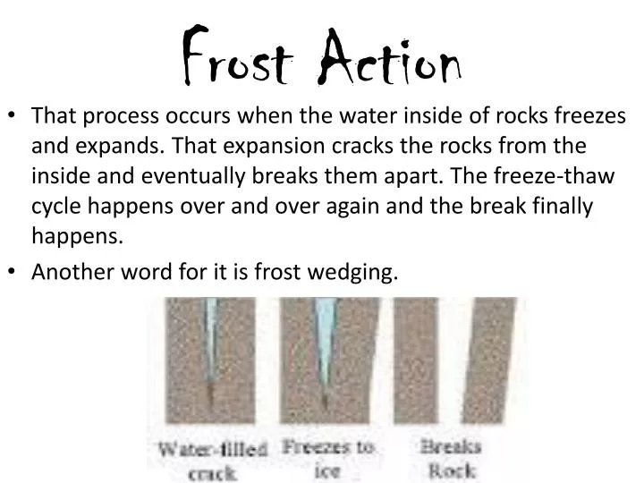 frost action
