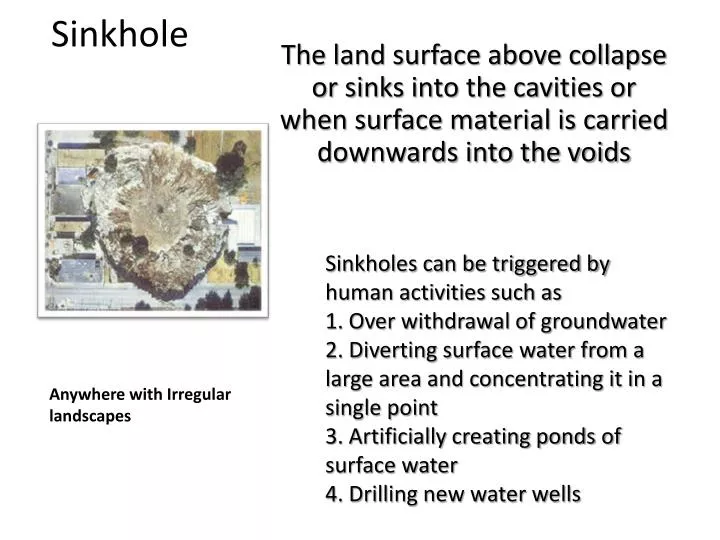 sinkhole