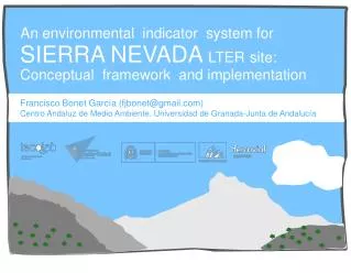 An environmental indicator system for