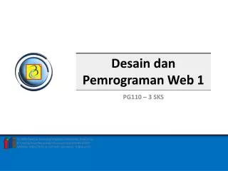 desain dan pemrograman web 1