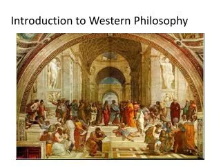 Introduction to Western Philosophy