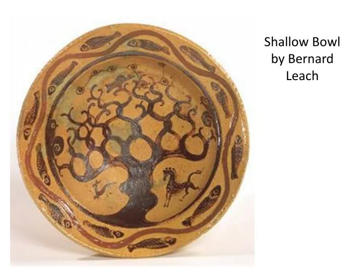 shallow bowl by bernard leach