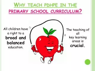 Why teach pdhpe in the primary school curriculum?