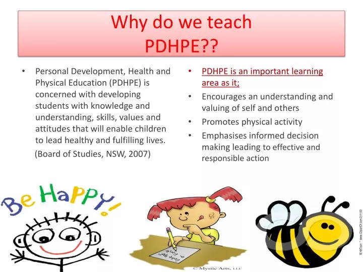 why do we teach pdhpe