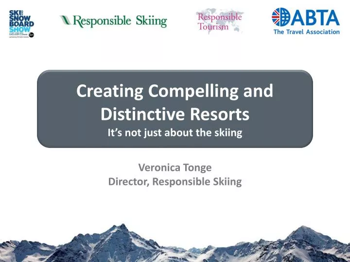 veronica tonge director responsible skiing