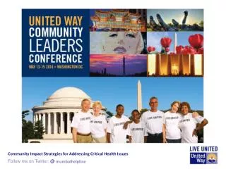 Community Impact Strategies for Addressing Critical Health Issues