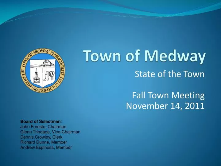 town of medway