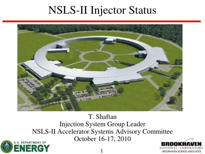 nsls ii injector status