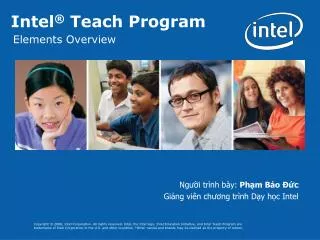 intel teach program