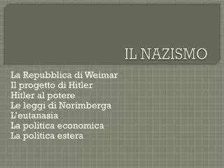 il nazismo
