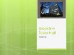 Exploring Community and Taxes: A Field Trip to Brookline Town Hall for Grade 3 - slide 1