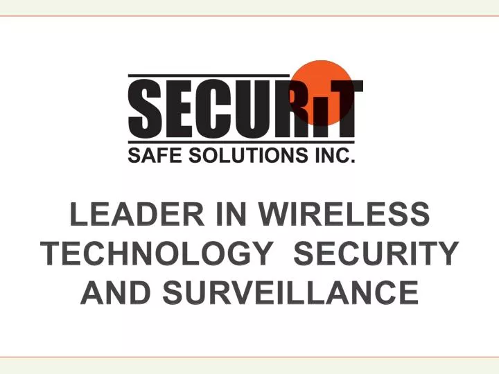 leader in wireless technology security and surveillance