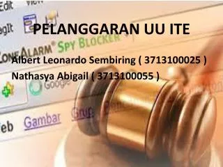 pelanggaran uu ite