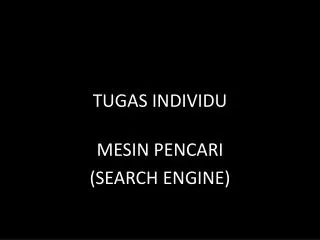 tugas individu