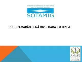 programa o ser divulgada em breve