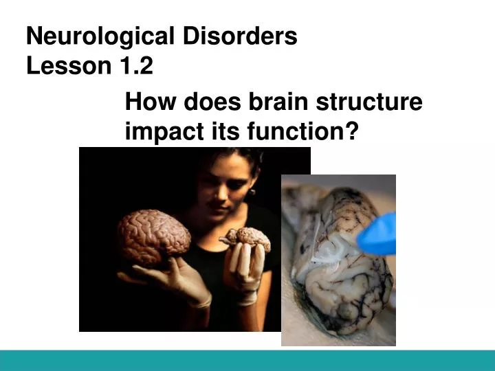 neurological disorders lesson 1 2