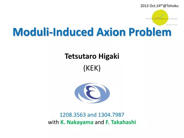 moduli induced axion problem