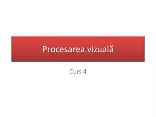 p rocesarea vizual