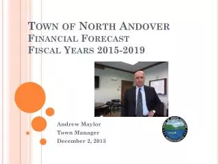 Town of North Andover Financial Forecast Fiscal Years 2015-2019