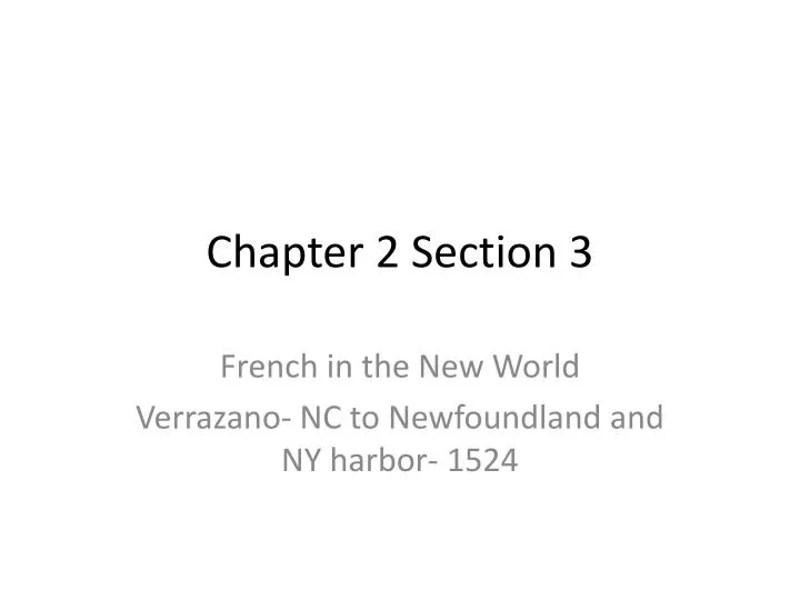 chapter 2 section 3