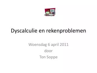 dyscalculie en rekenproblemen