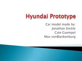 Hyundai Prototype