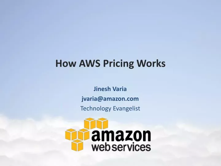 how aws pricing works