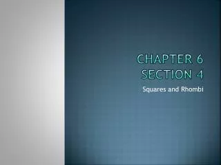 chapter 6 section 4